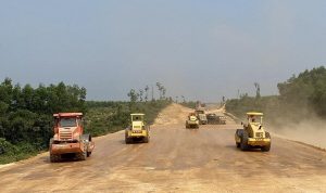 Đơn vị thi công tích cực triển khai dự án