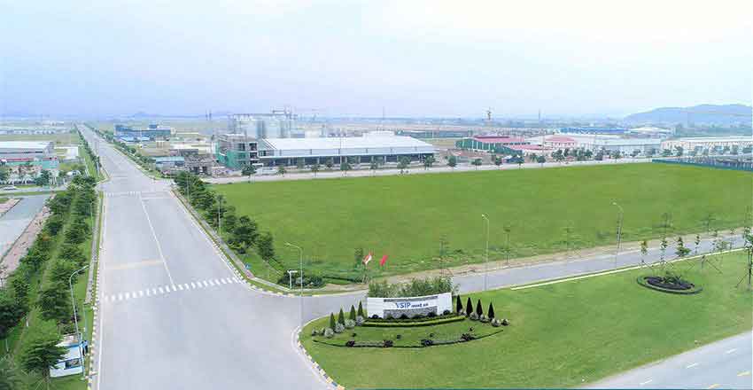 Khu công nghiệp VSIP Nghệ An - điểm đến hấp dẫn các nhà đầu tư.